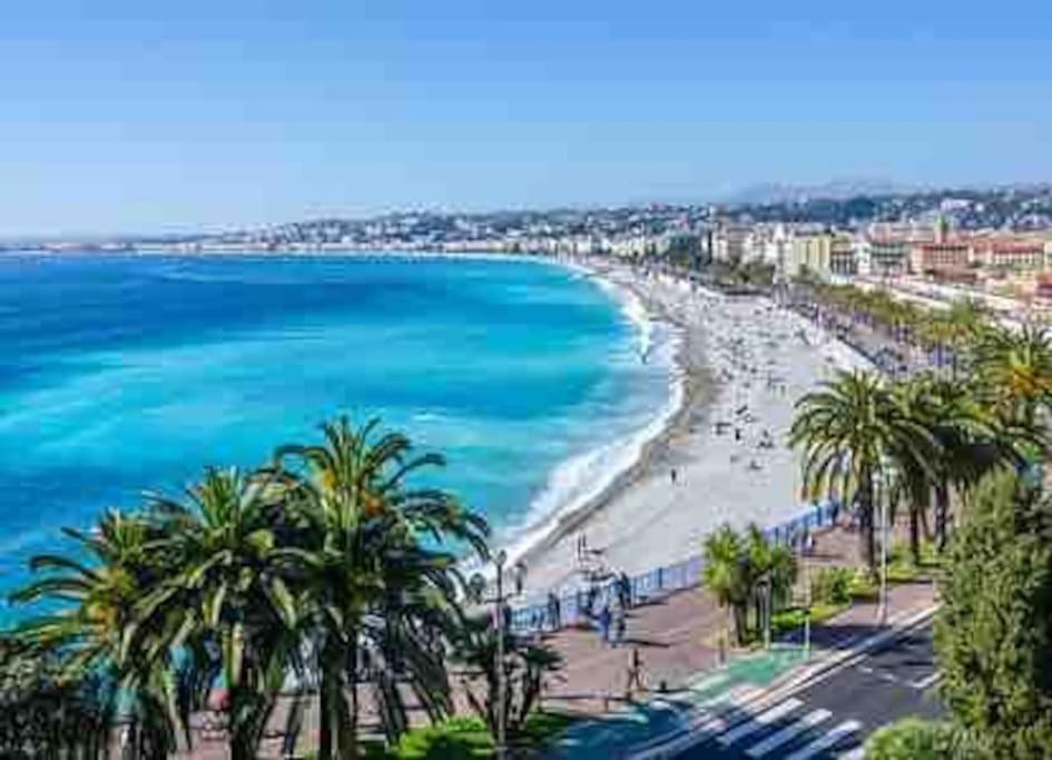 Monaco # Menton - 4 Persons - Hypercenter - Private Parking - Full Renovated - Clim - Fast Wifi - Beach And Sun Buitenkant foto